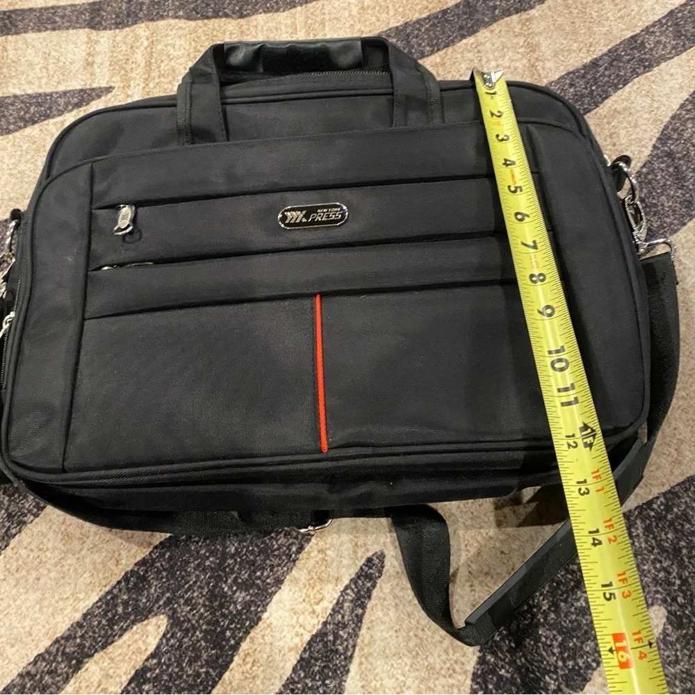 Bag, Laptop Black with Red Accent